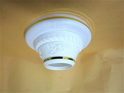 E27 單燈燈座 美術燈座 吸頂燈 白玉單燈 適用: 陽台、 浴室 、儲藏室…等-【便利網】