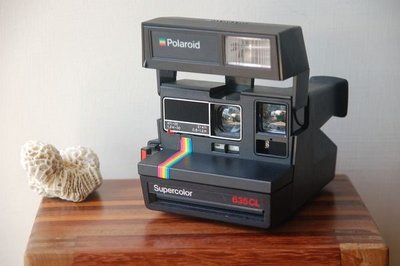 二手拍立得彩虹機 Polaroid 635cl，未測優惠價 1980元。