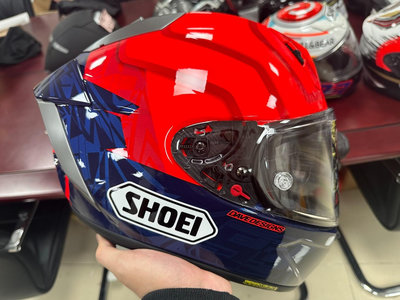 shoei x15紅螞蟻頭盔摩托車賽車全盔招財貓機車頭盔發貨
