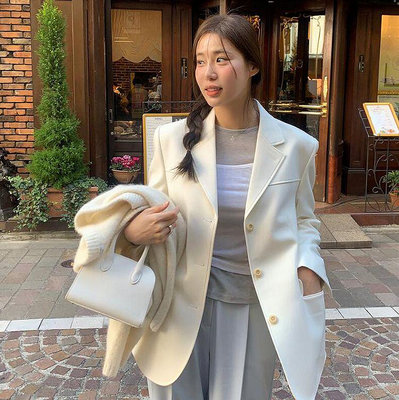 韓國代購 寬鬆夾克 西裝外套 (3色) KW-0222-138 CICIGO 預購