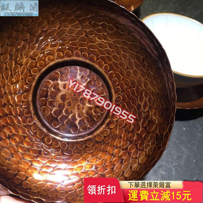 日本銅杯拖 多色釉瓷 青花釉 蓋碗瓷杯【麒麟閣】