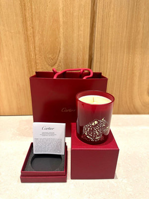 Cartier VIP 香氛蠟燭 送提袋 聖誕節生日情人節禮物 蠟燭 卡地亞 美洲豹