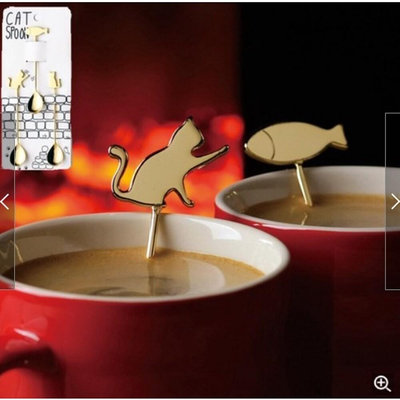 日本製不鏽鋼燕市貓咪攪拌棒 三入組 不鏽鋼湯匙 咖啡匙 茶匙 不鏽鋼 餐具 咖啡器具 送禮推薦