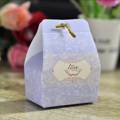牛奶盒造型喜糖盒 附金絲 紫 紅 粉 婚禮小物 結婚 訂婚