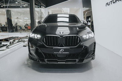 【政銓企業有限公司】BMW G06 X6 LCI 小改款 FD 品牌 高品質 CARBON 碳纖維 卡夢  前下巴 現貨供應 免費安裝