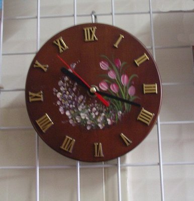 歐式花草小鐘 藝術鐘 造型鐘 時鐘 掛鐘