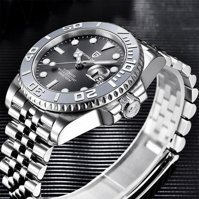【100% 官方】2023 新款 PAGANI DESIGN 頂級品牌自動機械男士手錶藍寶石不銹鋼男士優雅大氣風格