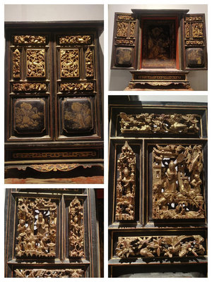 【二手】清代精品神龕 好東西自己會說話。 古董 舊貨 收藏 【景天闇古貨】-1565