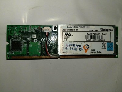 148 （3C）IBM ServerRaid 7K RAID SCSI U320 adaptec 磁碟陣列卡 含電池 群環科技