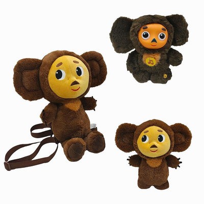 公仔新品 Cheburashka Monkey Plush 大耳猴毛絨玩具公仔玩偶