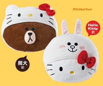 7-11 Hello Kitty x LINE 共度美好食光 絨毛玩偶抱枕【現貨】