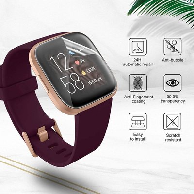 Fitbit Versa 2手錶膜保護膜 高清膜 磨砂膜 水凝膜  TPU材質 Versa 2手錶配件