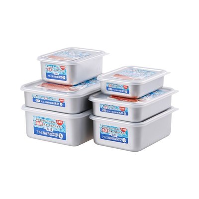 谷口金屬日本進口鋁飯盒冰箱收納盒食物急速解凍冷凍盒~特價精品  夏季