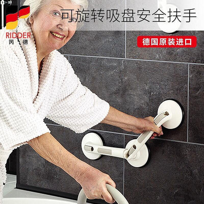 RIDDER德國進口三頭衛生間淋浴房拉手老人安扶手浴室把手吸盤