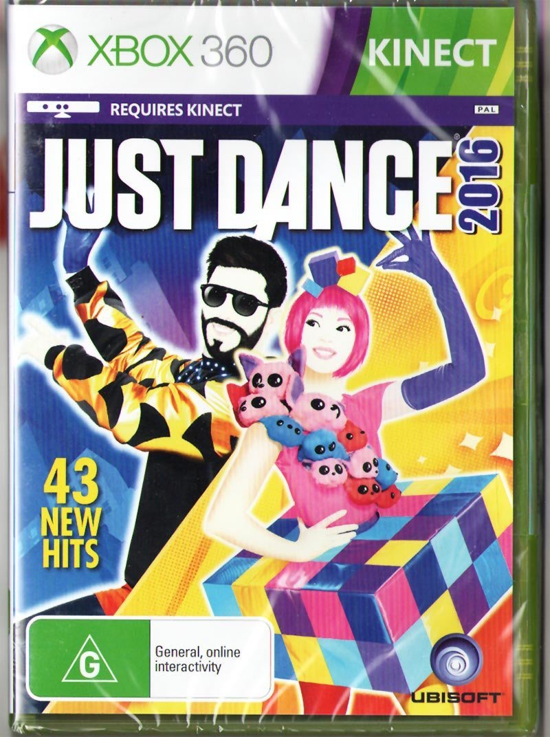 全新未拆 XBOX 360 舞力全開2016(Kinect必須) -英文亞版- Just Dance 2016
