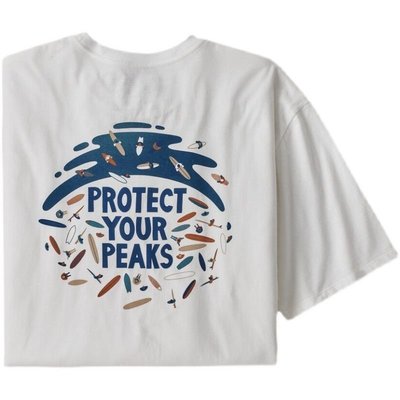 下殺-美式Patagonia巴塔哥尼亞戶外海洋魚系列男女同款流行夏季短袖T恤23