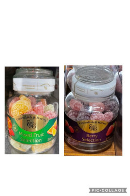 (小罐)德國Cavendish &amp; Harvey 綜合水果糖300g/罐  或 繽紛莓果 300g/罐 硬糖