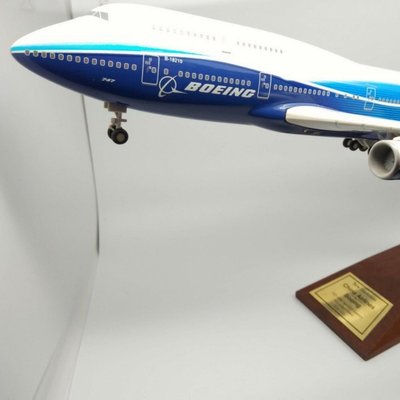 華航BOEING747-400藍鯨彩繪機-精裝版直購價939