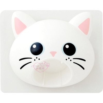♥小花凱蒂日本精品♥Hello Kitty 白色張嘴貓咪立體造型 開瓶器 開罐器 方便實用 56885507