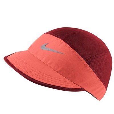 =CodE= NIKE DRI-FIT CAP 高爾夫球遮陽帽(酒紅螢光橘).641744-678.快速排汗.輕量.女