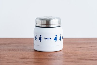 發現花園 日本選物~日本  北歐 Irma X thermo mug 小女孩 保溫罐