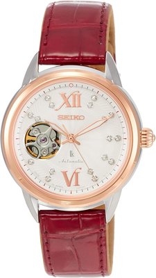 日本正版 SEIKO 精工 LUKIA SSVM056 女錶 手錶 機械錶 皮革錶帶 日本代購