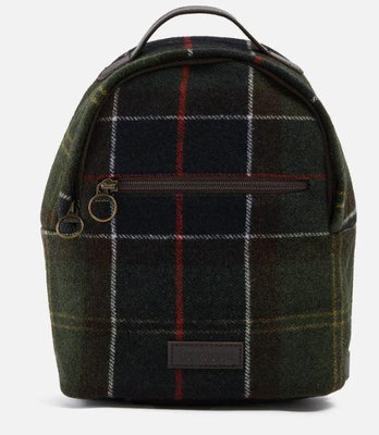 代購Barbour Caley Tartan Twill Backpack英倫低調氣質格紋後背包