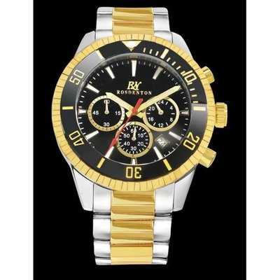 「官方授權」ROSDENTON 勞斯丹頓 男 潛航探險三眼時尚腕錶(256MT-4D)
