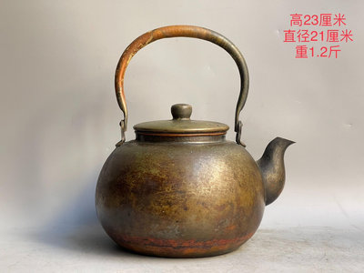 （二手）-2023.12.4 日本回流 老銅壺 老物件 擺件 古玩【靜心隨緣】2952