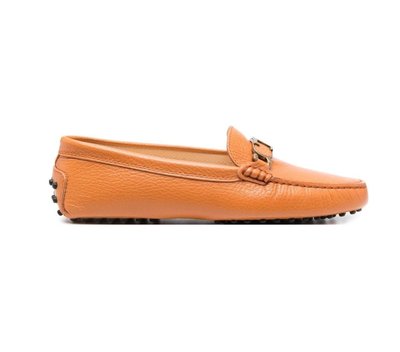 [全新真品代購-S/S23 新品!] TOD'S T 橘棕色皮革 樂福鞋 / 豆豆鞋 (多款顏色) TODS