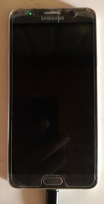 SAMSUNG Galaxy  Note 5 32GB (SM-N9208) 螢幕沒有破 可開機 不顯示 零件機 故障機