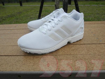 9527 Adidas Originals ZX Flux 白色 全白 3M 男女鞋 反光 慢跑鞋 S79093
