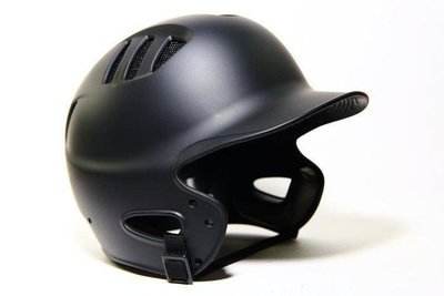 棒球世界 全新BRETT 可調式消光黑打擊頭盔 一頂 質感極佳 特價