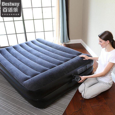 Bestway 百適樂充氣床 雙人家用充氣床墊 雙層加高加厚便攜氣墊床