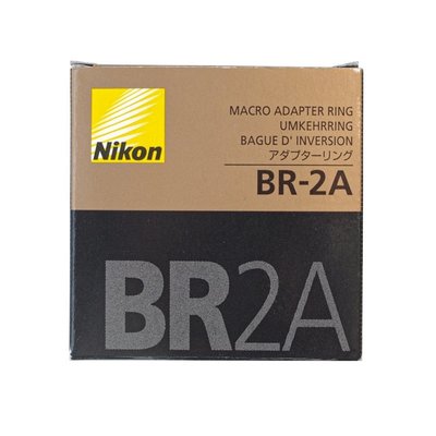 我愛買Nikon原廠52mm鏡頭倒接環BR-2A(轉成尼康F接環F卡口;不銹鋼)適口徑52mm鏡頭作MACRO微距轉接器