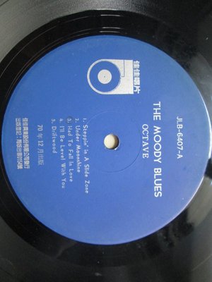 黑膠唱片(裸片)~The Moody blues-Octave專輯,收錄Survival等