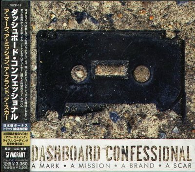 K - Dashboard Confessional - A MARK A MISSION 日版  CD+DVD NEW