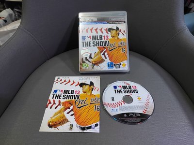 絕版經典遊戲PS3 MLB 13 the show美國職棒大聯盟 英文版支援MOVE 二手實體遊戲光碟 已測安裝讀取正常