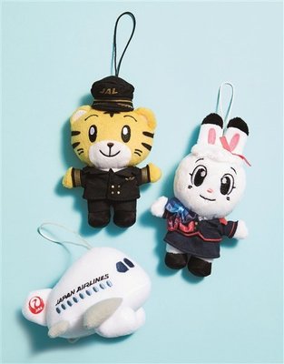 JAL 日航 巧虎 琪琪 玩偶 飛機 空服員 機長 吊飾 限定款 日本代購