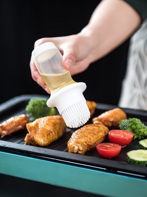 現貨熱銷-日本ASVEL硅膠油刷耐高溫廚房烘焙刷 燒烤刷食品小刷子~特價