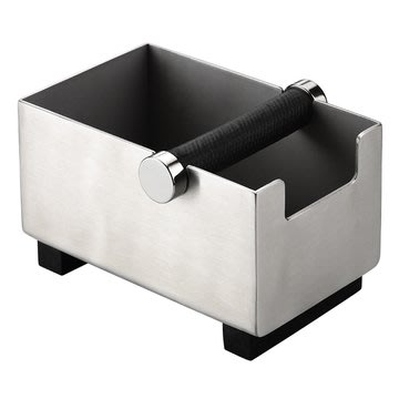 CafeDeTiamo 新款長方型不鏽鋼咖啡集渣桶 *BC2404.堅固耐用.清洗容易.造型簡易.適合營業咖啡機使用