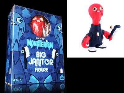 A-2 櫃 ： 2002年 BIG JANITOR 英國插畫玩具設計師 皮特福勒 怪獸主義 MONSTERISM　天富
