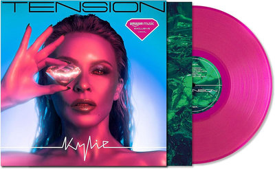 Kylie Minogue凱莉米洛 Tension Amazon LP限量半透明粉紅色彩膠唱片