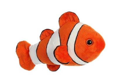 3744A 歐洲進口 限量品 小丑魚絨毛娃娃玩偶 可愛小丑魚娃娃尼莫海洋動物抱枕擺飾小朋友玩具玩偶娃娃禮物