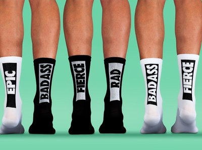 【三鐵共購】【風靡歐美設計品牌Betty Designs】Badass Sock Pak 女款長襪(2雙一組)