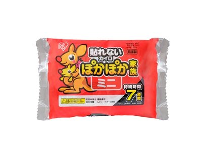 IRIS 袋鼠家族 暖暖包 1袋10片 孩童 女用 長效 【日本境內版】 戶外保暖 手握式 黏貼式 日本製