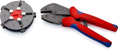 【美德工具】KNIPEX   97 33 02  MultiCrimp 專利快取式多功能棘輪壓接鉗