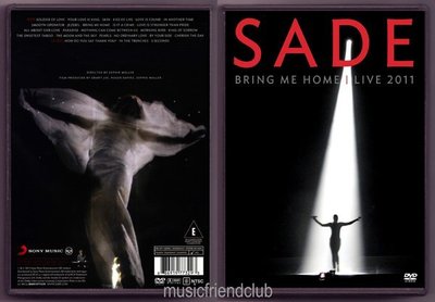 Sade - Bring Me Home Live 2011 (DVD) 世界巡迴演唱會