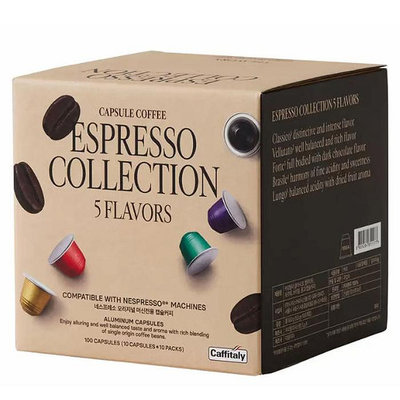 [COSCO代購] C139643 CAFFITALY 咖啡膠囊組100顆 適用NESPRESSO咖啡機