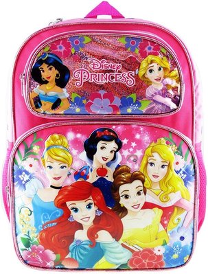 預購 美國帶回 Disney 迪士尼女童公主 雙肩後背包包 書包 生日禮 背包